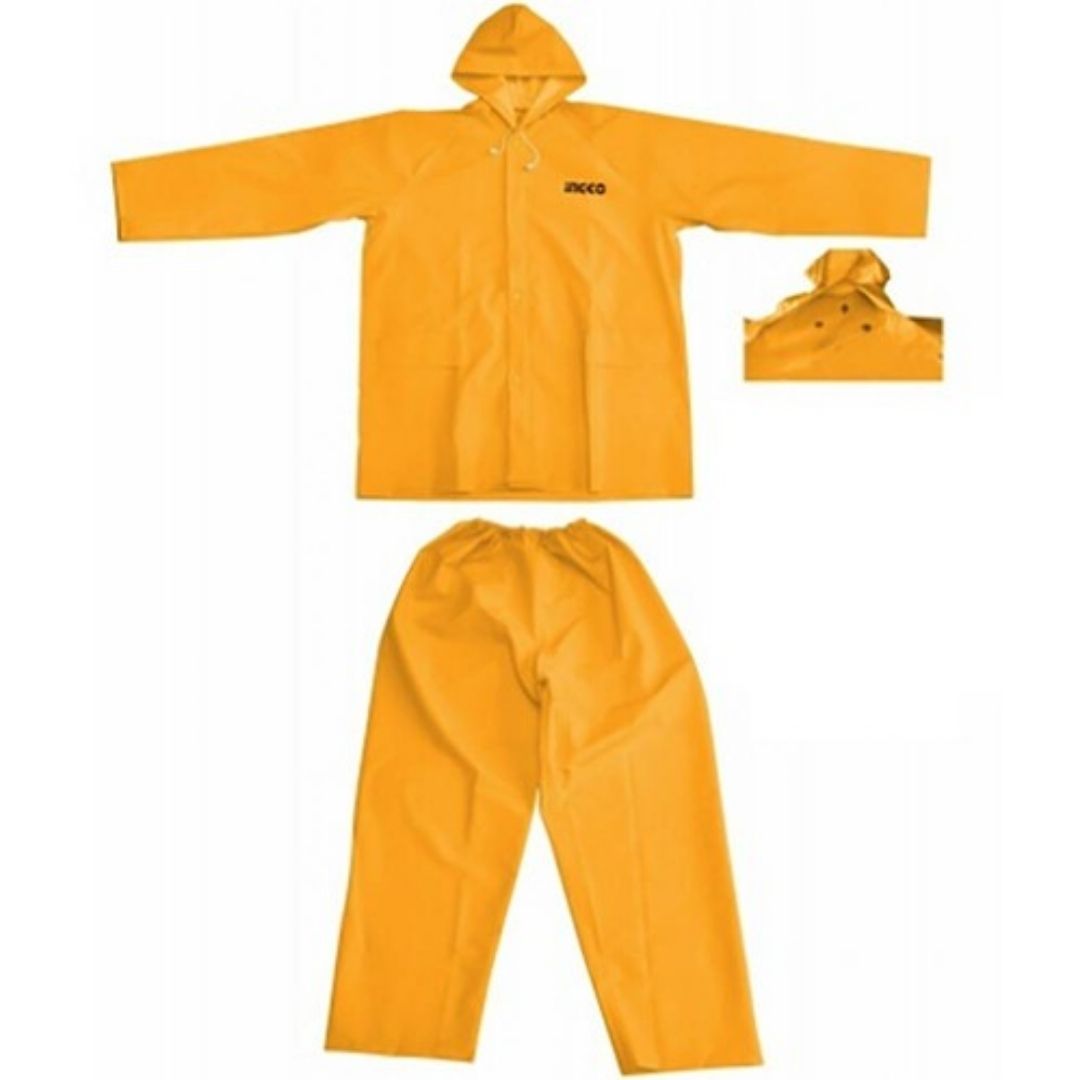 664978 HRCTSKT031.L CAPA IMPERMEABLE INGCO T-L AMARILLO 2 PIEZAS