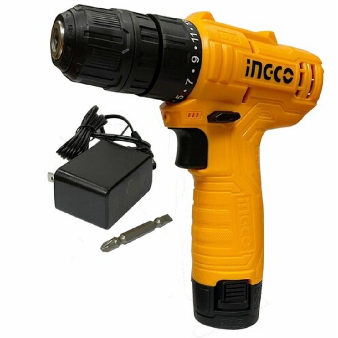 675064 UCDLI12415 TALADRO ROTATIVO INALAMBRICO INGCO 3/8PLG 1.5AH 12V