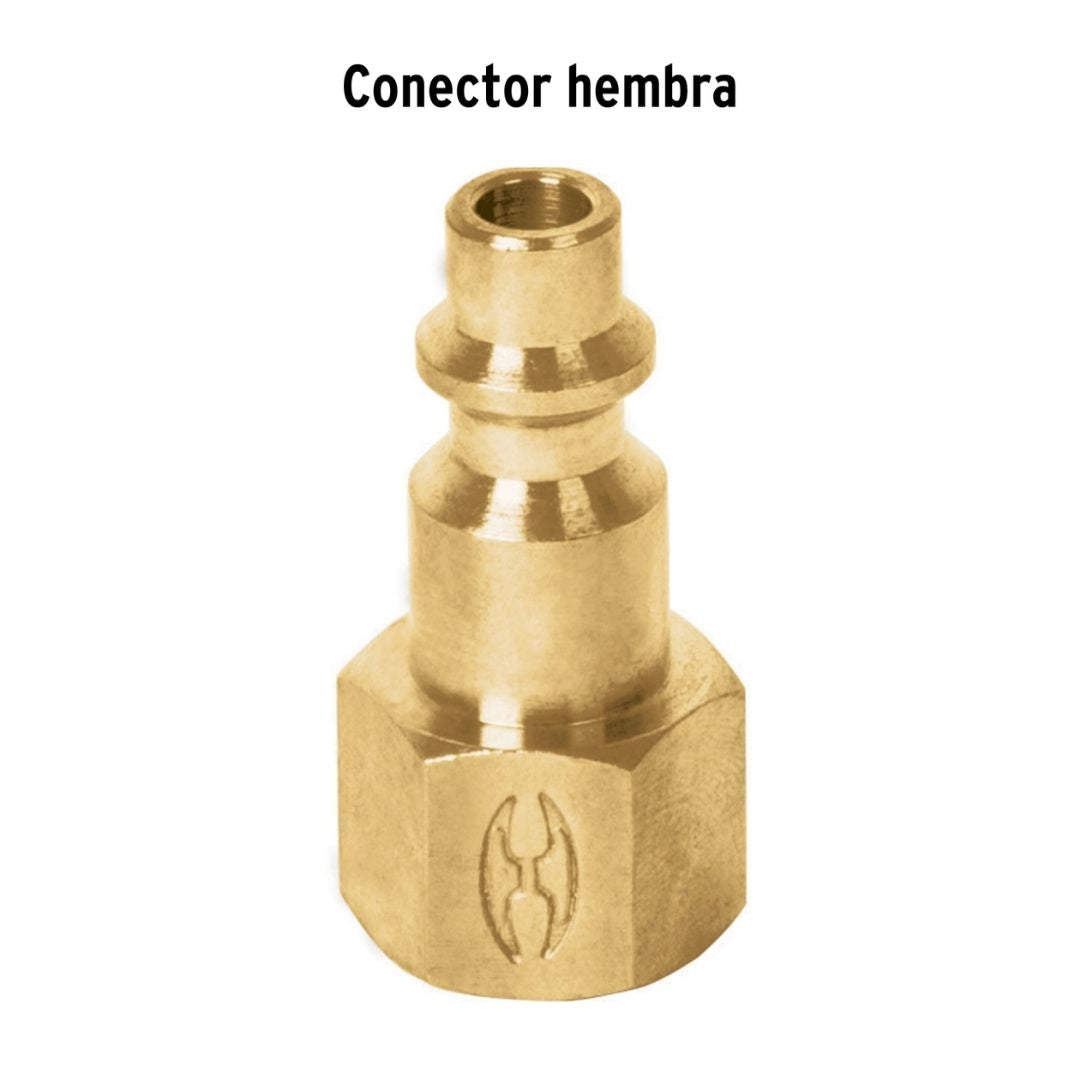 19082 CONECTOR RAPIDO DE LATON TRUPER HEMBRA