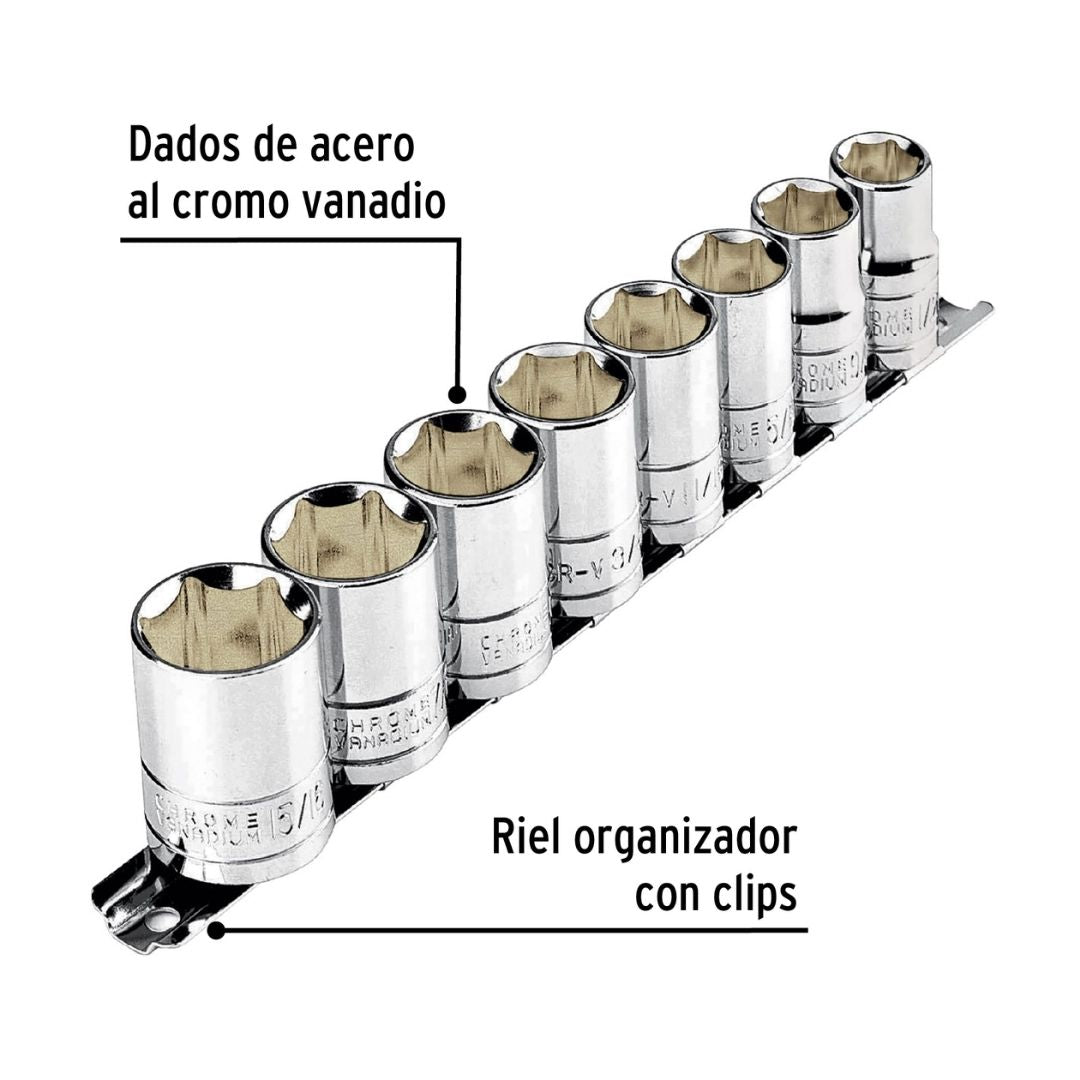 21170 JUEGOS DE CUBOS PRETUL X8 DADOS ESTANDAR