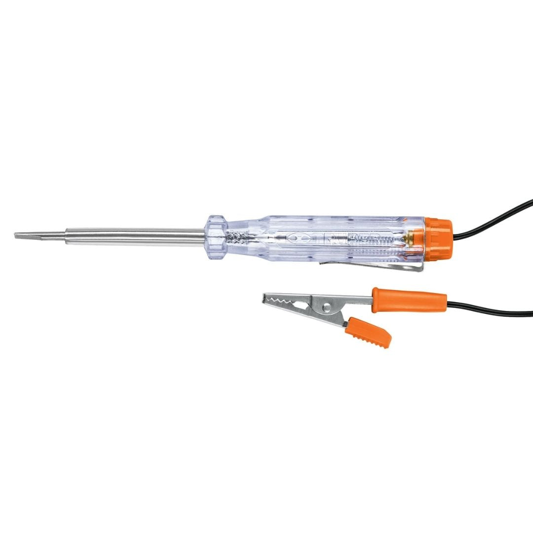 13987 PROBADOR DE CORRIENTE DIRECTA TRUPER DE 14 CM CON CAIMAN