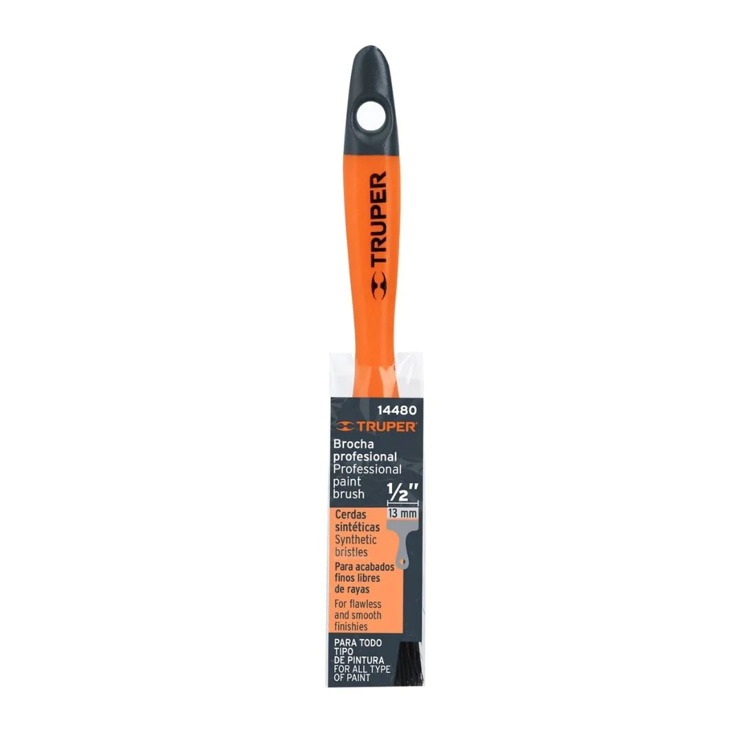 14480 BROCHA PROFESIONAL DE 1/2" CON MANGO DE PLÁSTICO TRUPER