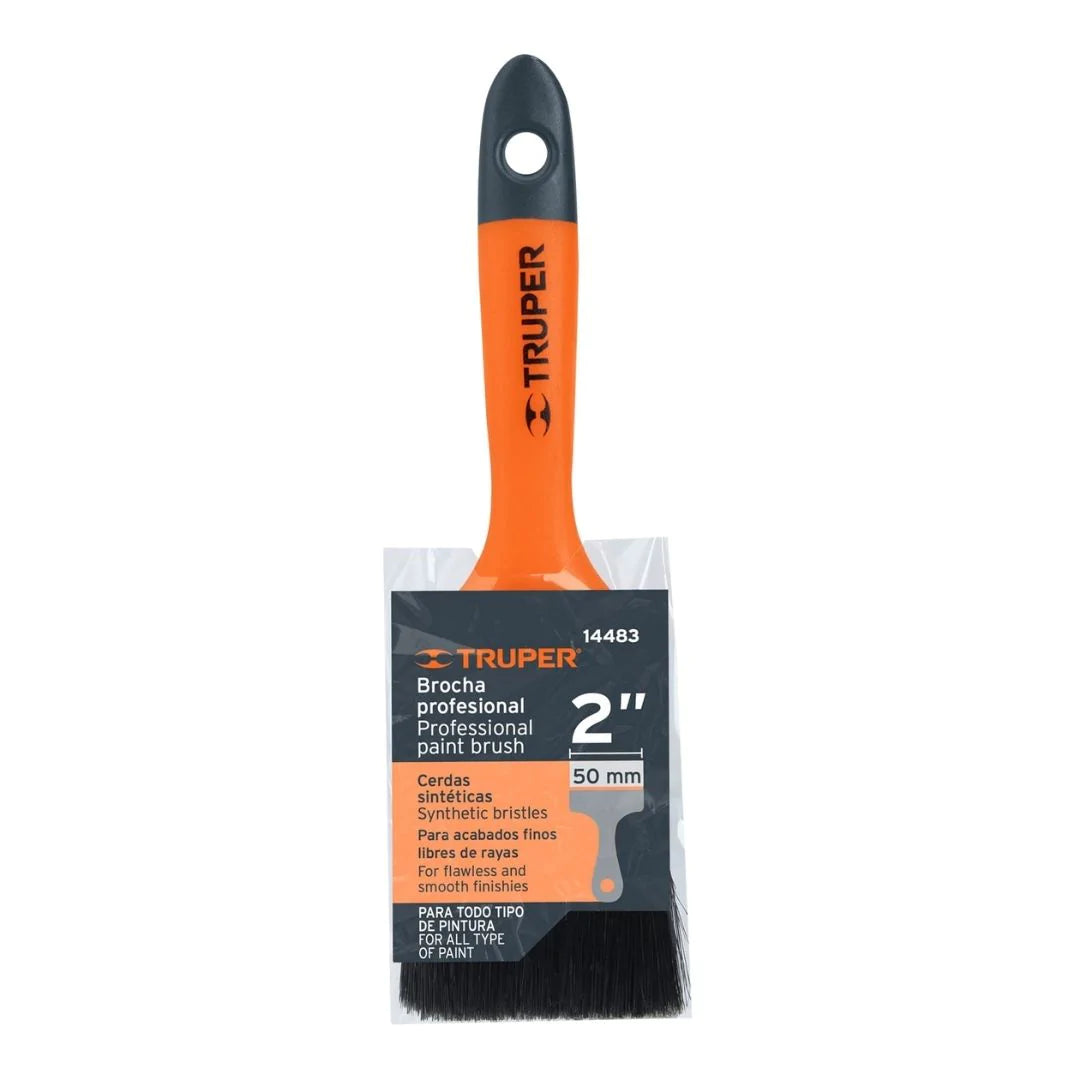 14483 BROCHA PROFESIONAL DE 2" CON MANGO DE PLÁSTICO TRUPER