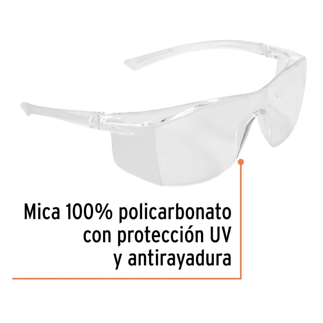 14293 LENTES DE SEGURIDAD TRUPER TRANSPARENTE ULTRA LIGERO