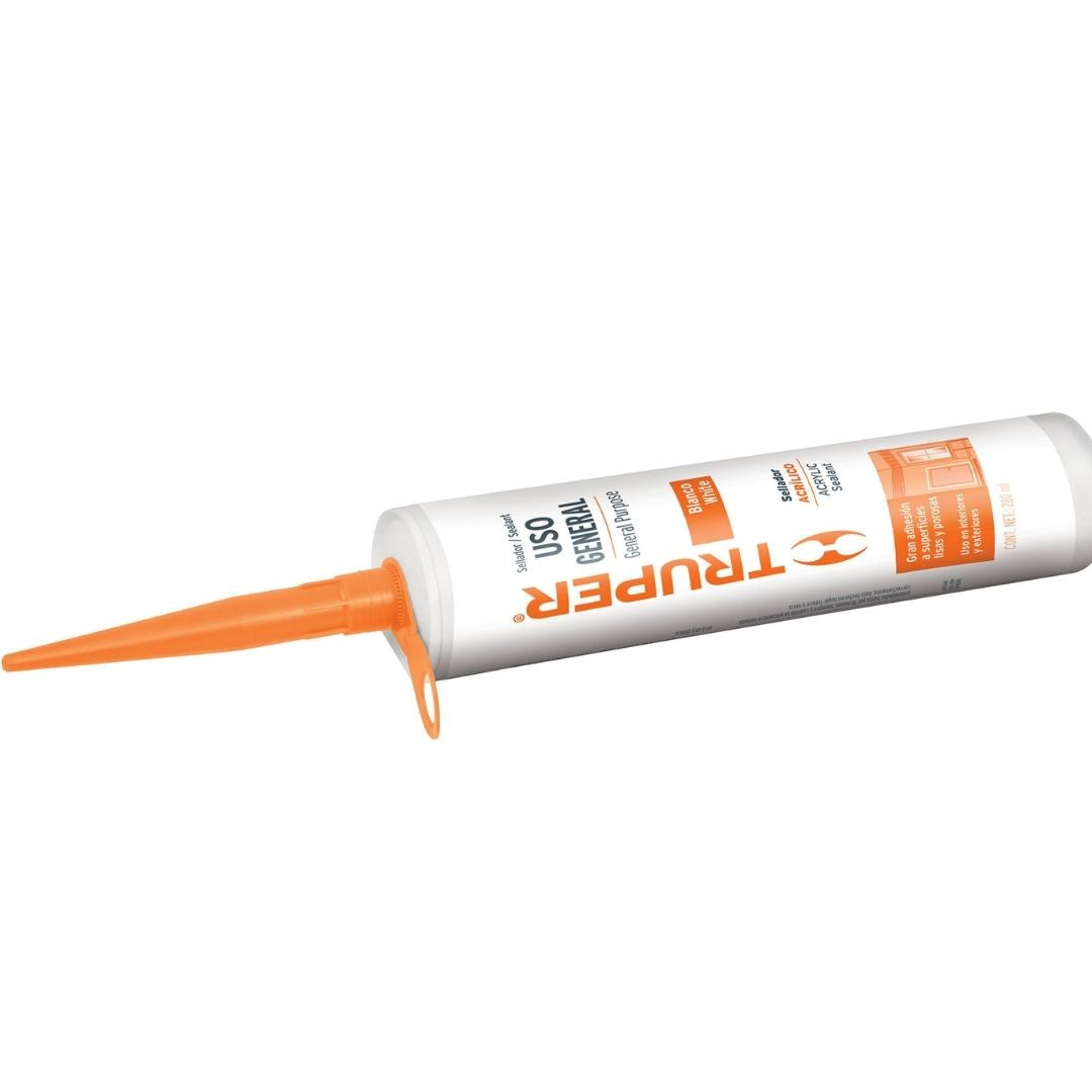 18570 SILICON TRUPER ACRILICO PINTABLE BLANCO USO GENERAL