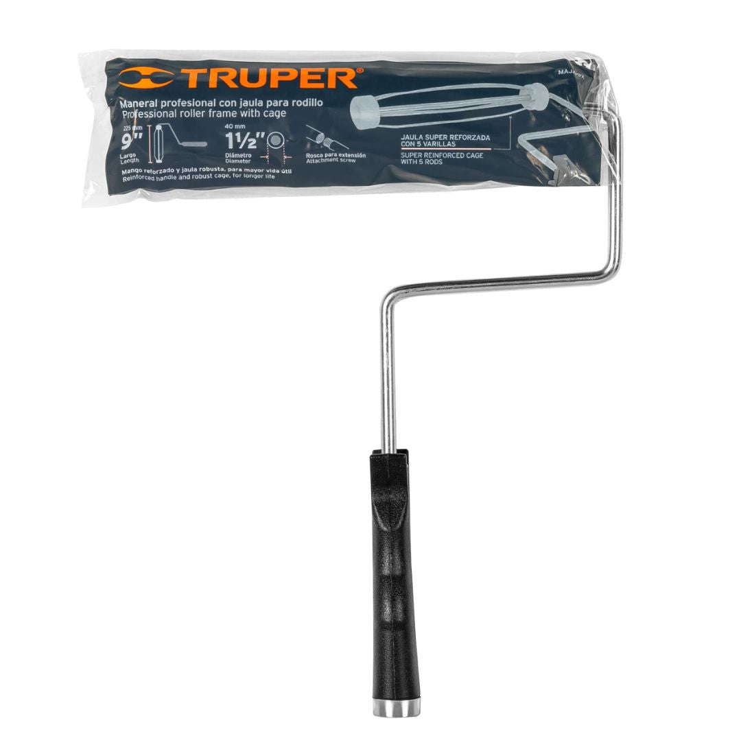 10745 MANERAL REFORZADO DE 9" CON JAULA PARA RODILLO TRUPER