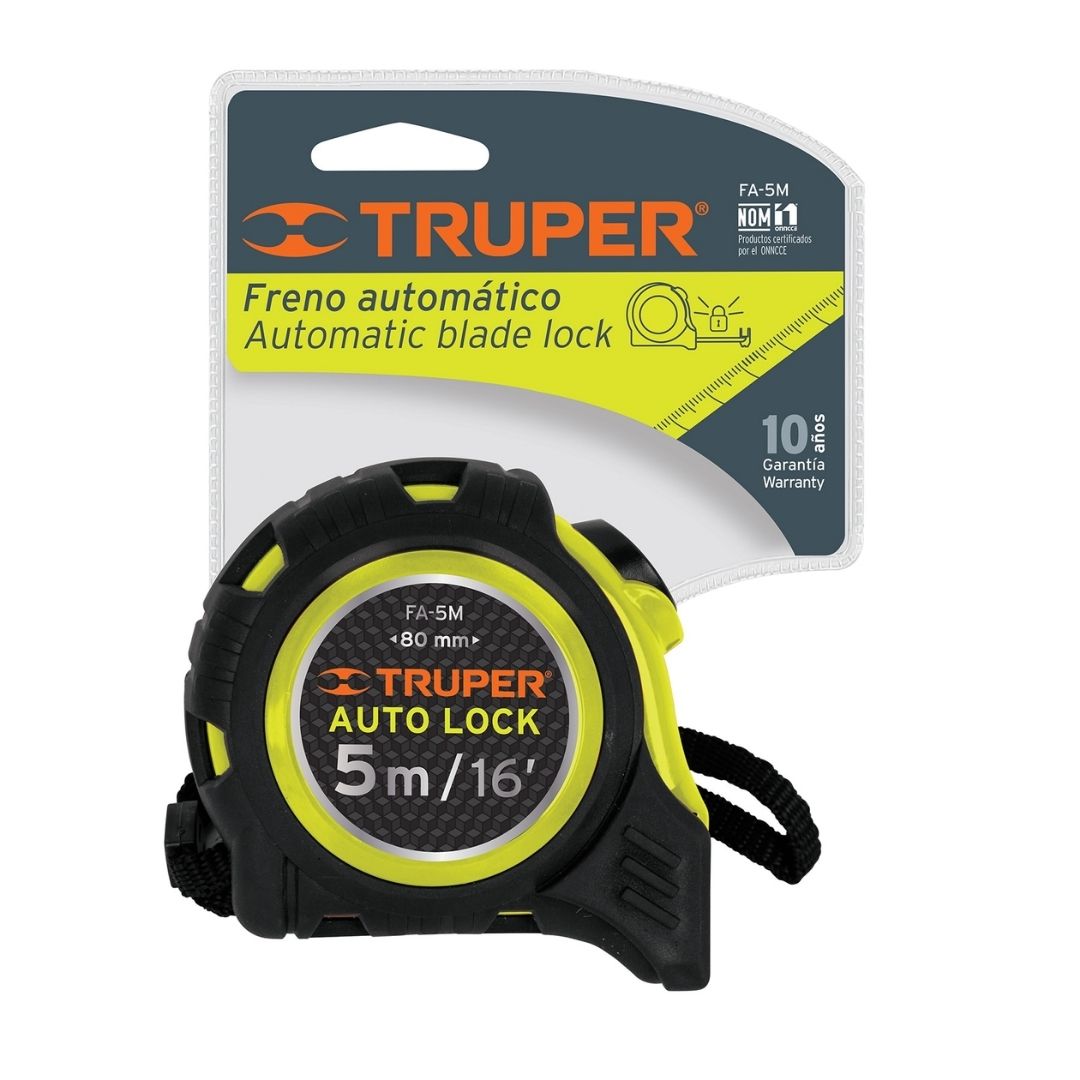 10747 CINTA METRICA TRUPER AUTO LOCK 5 MTS