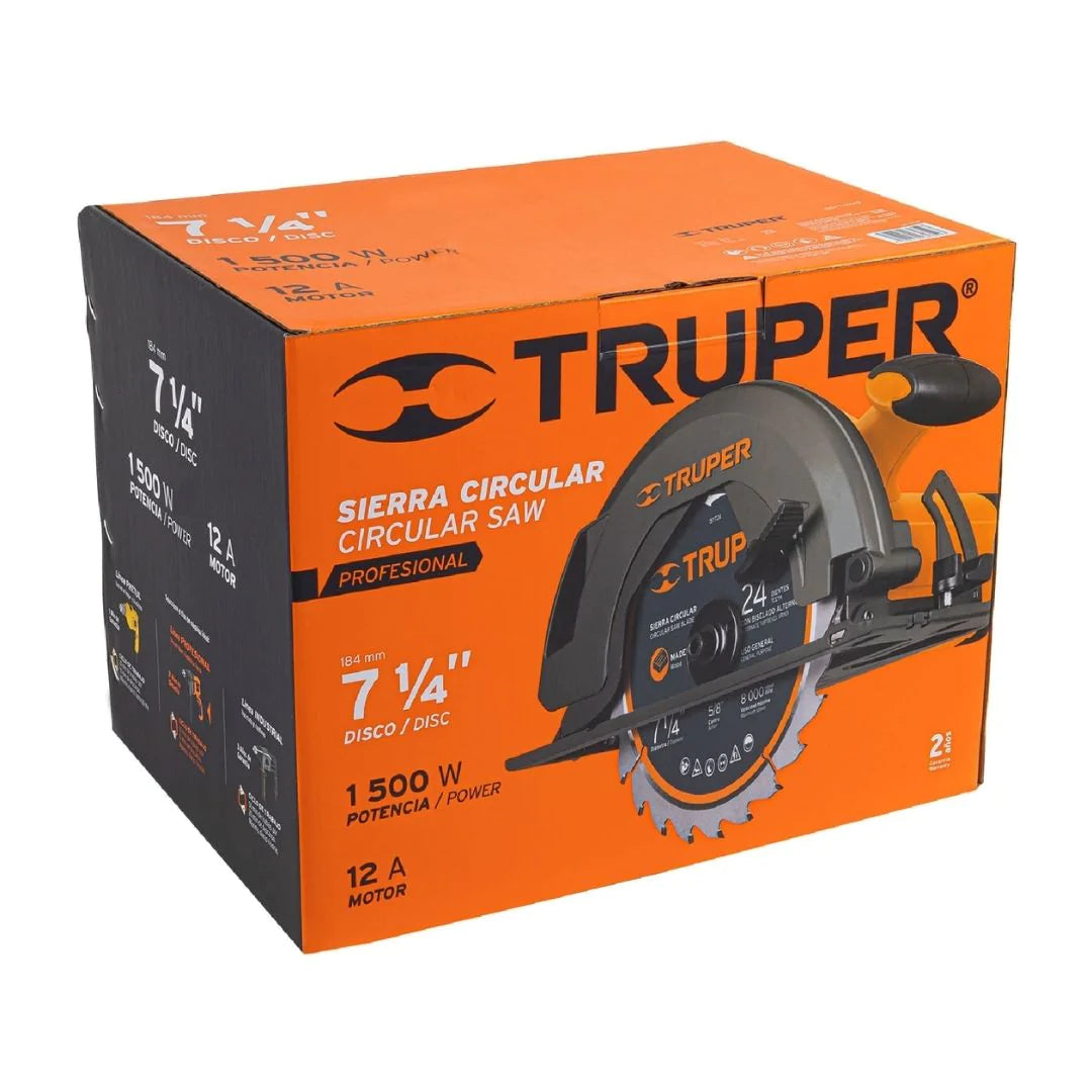 11004 SIERRA CIRCULAR 7-1/4" 1500 W PROFESIONAL TRUPER