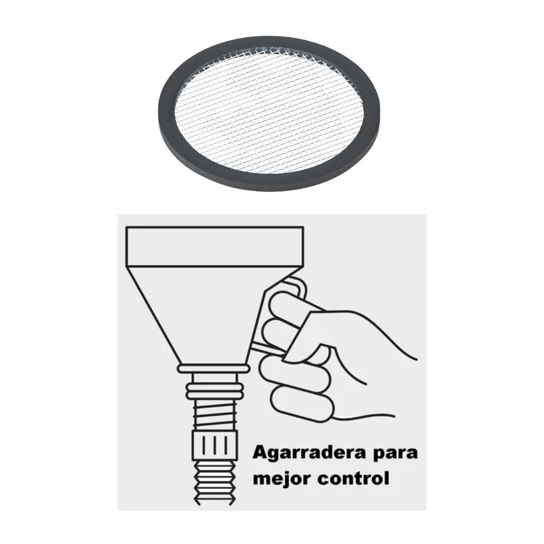 11207 EMBUDO PLASTICO TRUPER CUELLO FLEXIBLE 500ML