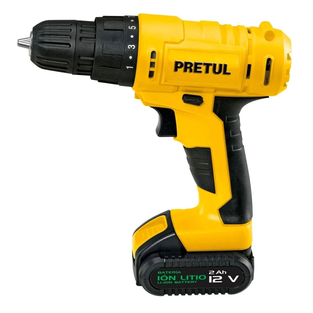 29975 TALADRO INALÁMBRICO 3/8" 12 V PRETUL