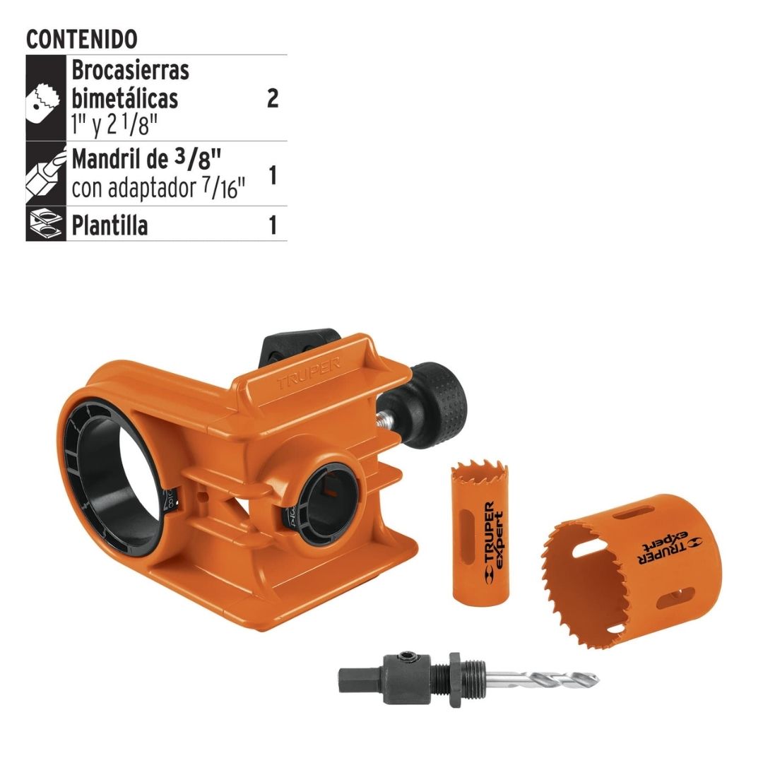 11877 JUEGO PARA INSTALACION TRUPER DE CERRADURAS