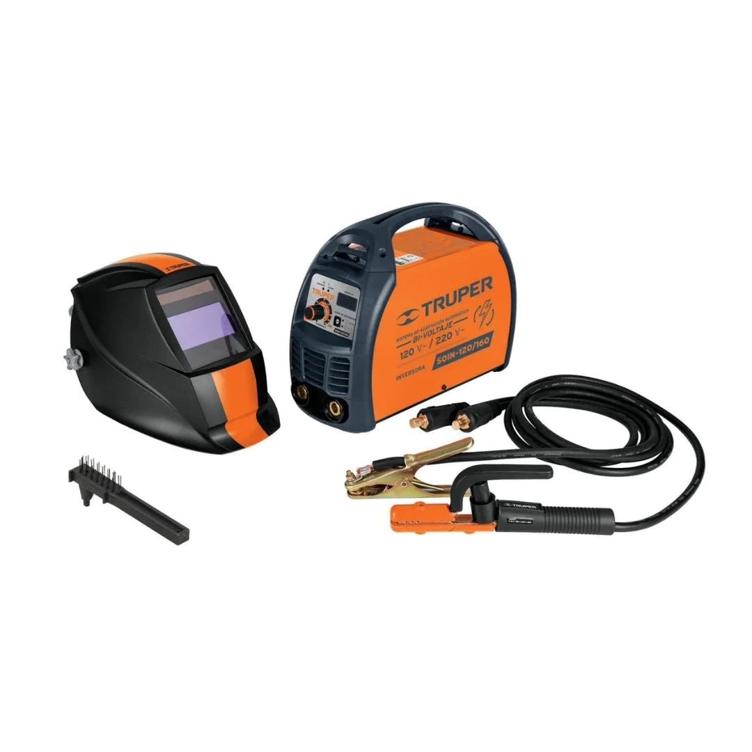 15139 COMBO SOLDADORA INVERSORA TRUPER SOIN-120/160 Y CARETA CAREL-913X