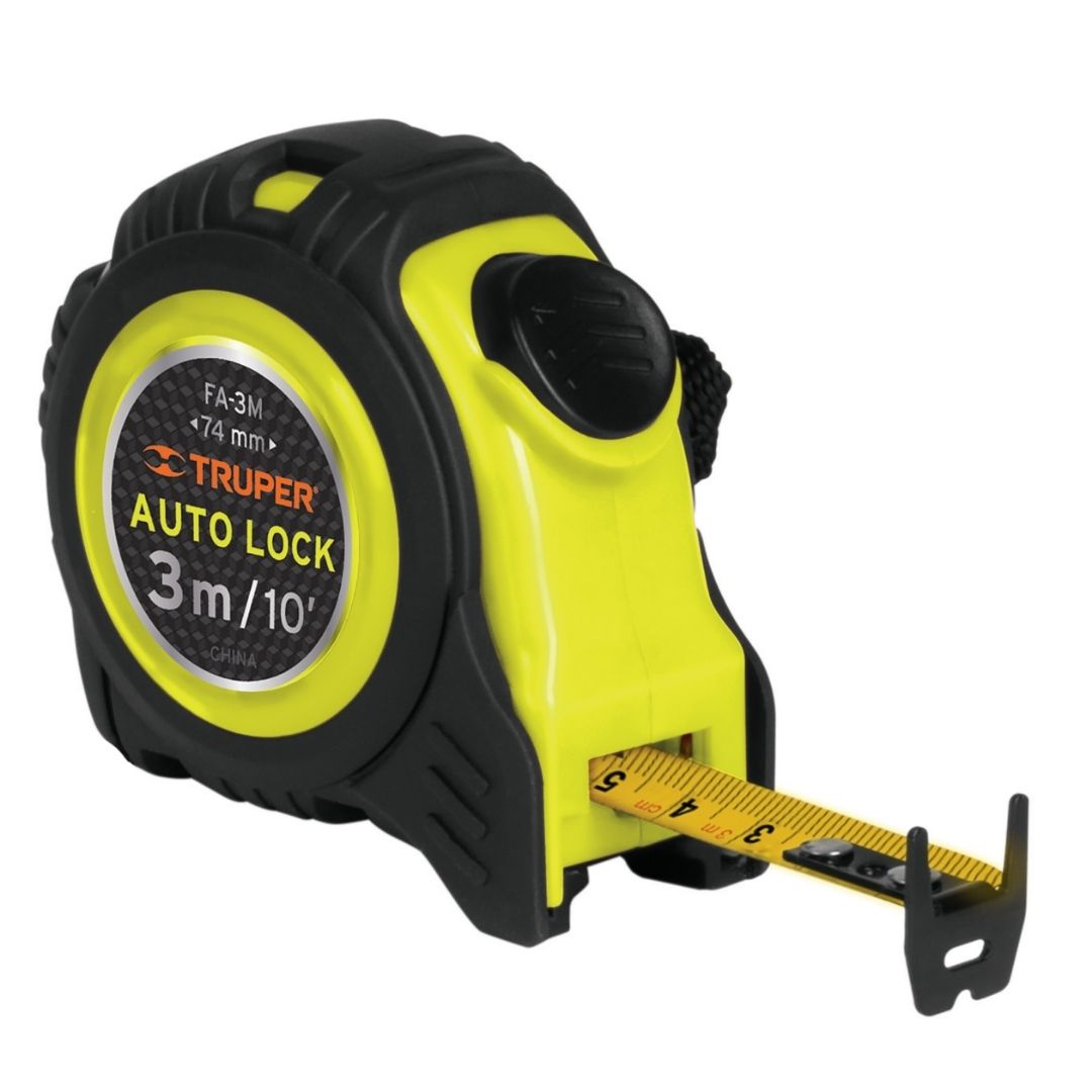 10746 CINTA METRICA TRUPER AUTO LOCK 3 MTS