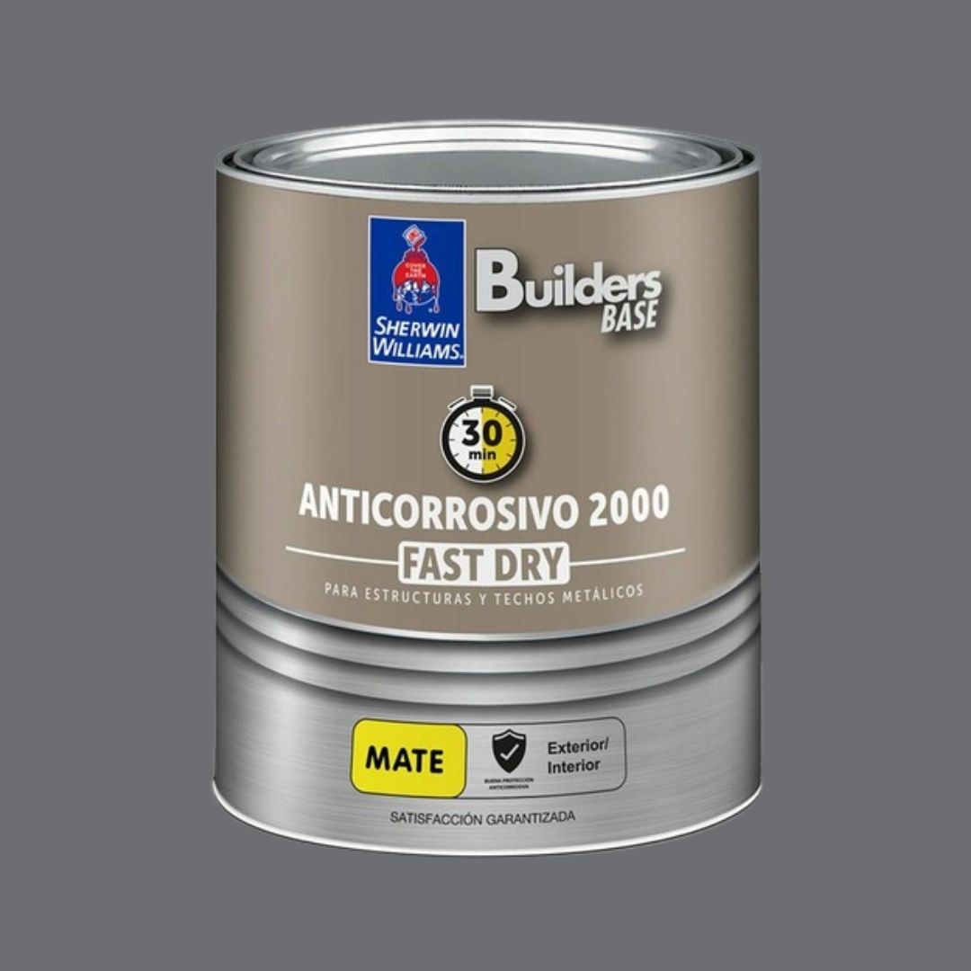 BUILDERS BASE ANTICORROSIVO 2000 ESTRUCTURAL MATE GALON – SERVICOLORS